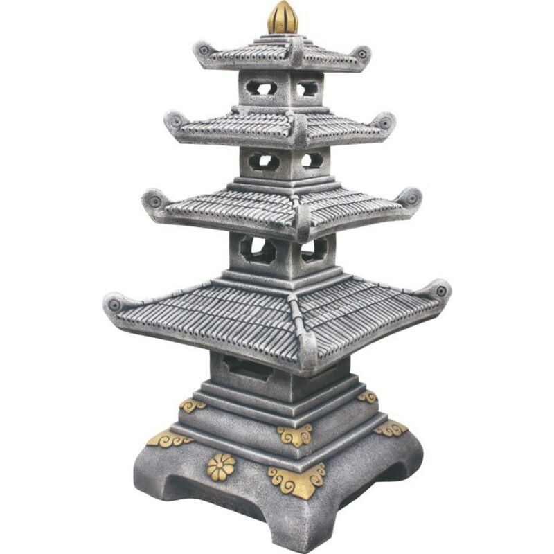 

Figura Pagoda 48x89cm. hormigón-piedra. Musgo