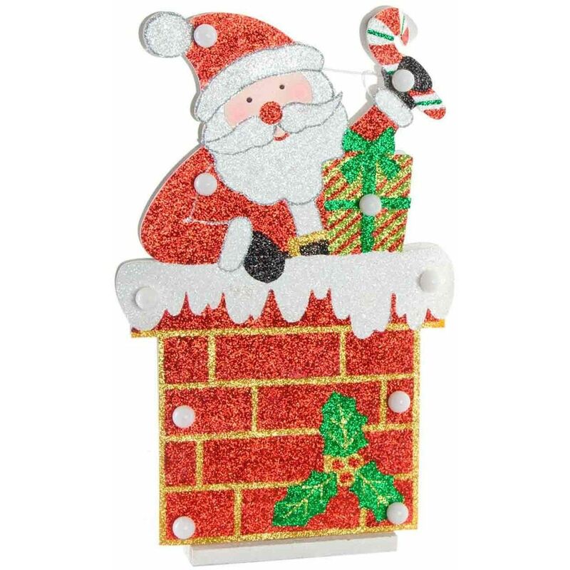 

Figura Papá Noel Wood Ancho: 28 Cm X Largo: 6 Cm X Alto: 45 Cm