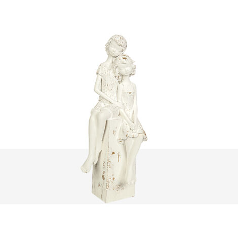 Figura Pareja Niños Resina 1921152