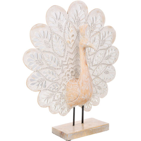 Figura pavo real mosaico 46x12x53