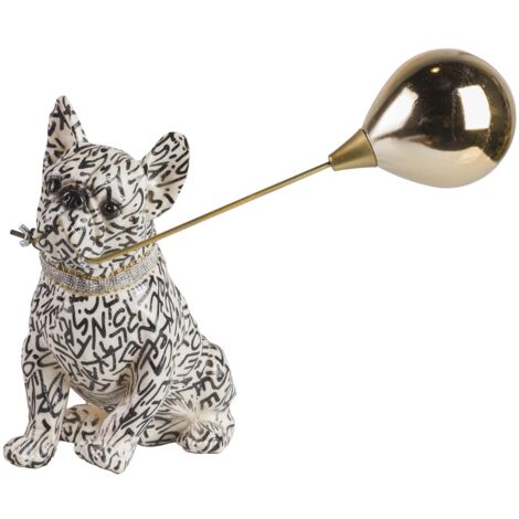 Figura Perro Globo Resina 33X30X45 Cm
