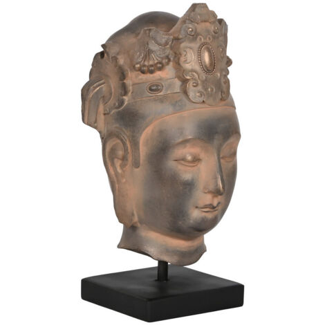 Figura Resina 15X18X38 Buda Marron
