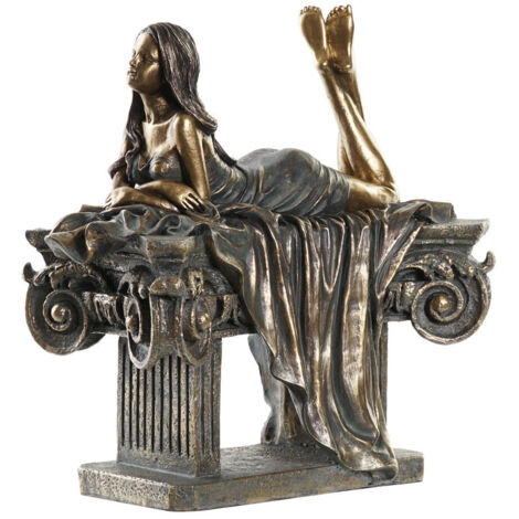 Figura Resina 30,5X15,5X28,5 Chica Clasico Cobrizo FD194731