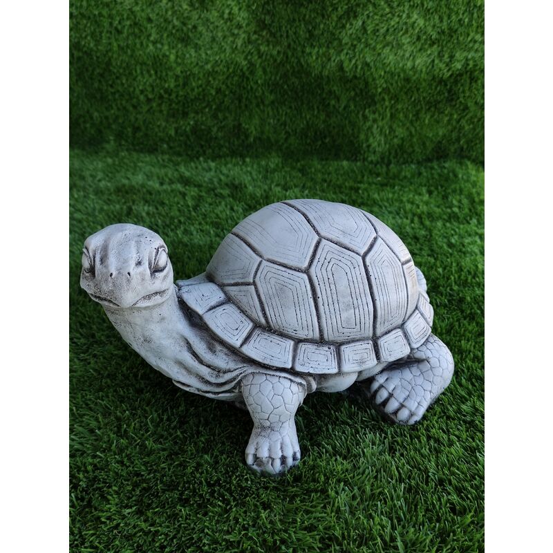 

Figura Tortuga de tierra XS de hormigón-piedra 15x11x9cm.