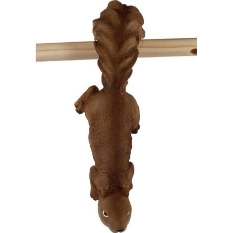 Figurendiscounter Eichhörnchen Dekofigur 31x10x10cm Figur Polyresin Wetterfest