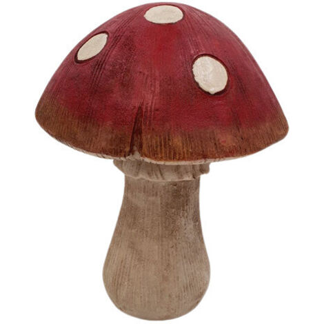 Figurendiscounter Fliegenpilz Dekofigur 28x20x20cm Figur Polyresin Wetterfest
