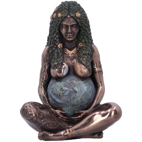 Figurina d'arte Madre Terra (Mini) 8,5 cm, resina, Bronzo