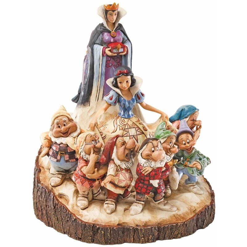 Enesco - Figurine Blanche Neige Bois sculpté - Disney Traditions