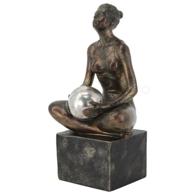 Figure décorative Dkd Home Decor gymnaste en cuivre 14 x 11,5 x 25,5 cm