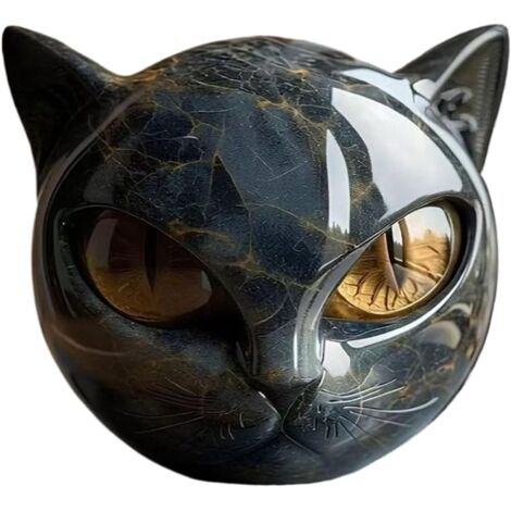 Figurine de chat - décoration de table - sculpture animale - décoration de