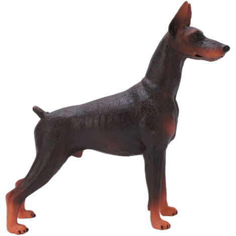 Figurine de Chien Statique Détaillée - Jouet Cognitif et Décoratif pour Collectionneurs - Modèle 600