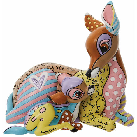 Figurine de collection Bambi et sa mère by Britto