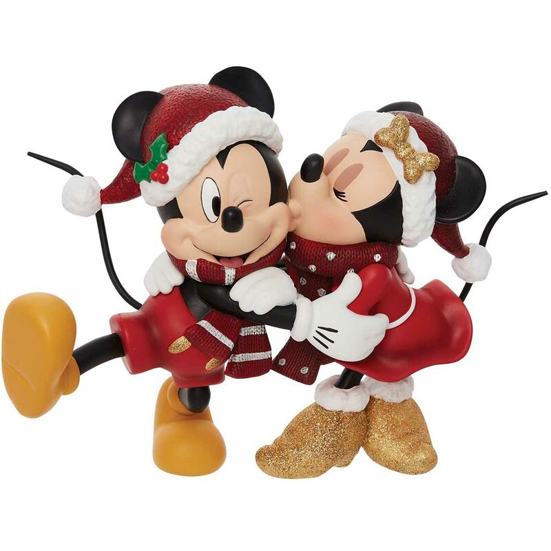Figurine de Collection Mickey et Minnie Noël