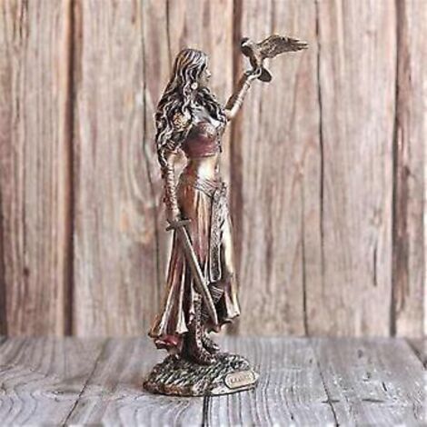 Figurine de déesse grecque en résine, ornement porte-bonheur, cadeau de bureau, décoration intérieure, sculpture de jardin, figurine d'ange en résine