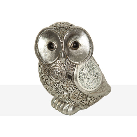 Figurine de hibou en résine
