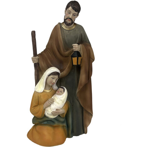 Figurine de naissance décorative en résine 21 cm