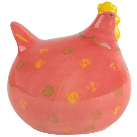 Figurine de poule en porcelaine pour la maison - Style bohème - Décoration d'intérieur en céramique