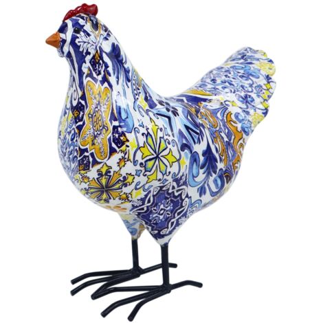 Figurine de poulet décorative pour la maison et le bureau