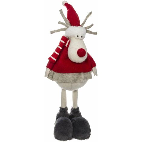 Figurine de renne, plastique, 61 cm