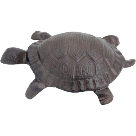 Figurine de tortue en fonte - Décoration d'intérieur originale