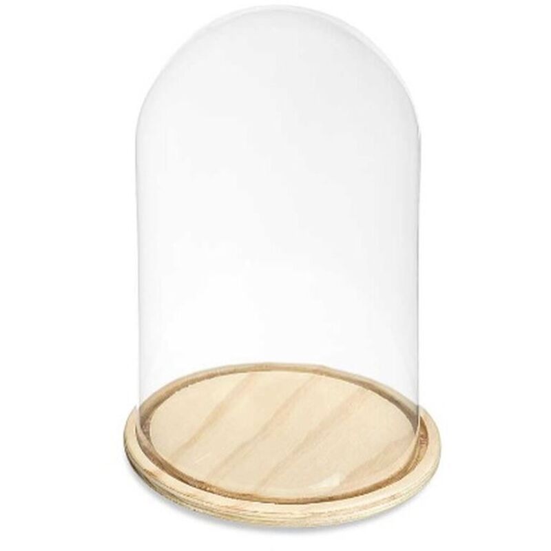 Figurine décorative avec dôme naturel transparent 22 x 30 x 22 cm
