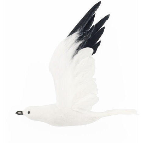 Figurine d'oiseau de mer en mousse, Simulation vivante, Imitation d'animaux, ornement mural pour maison, jardin, arbre