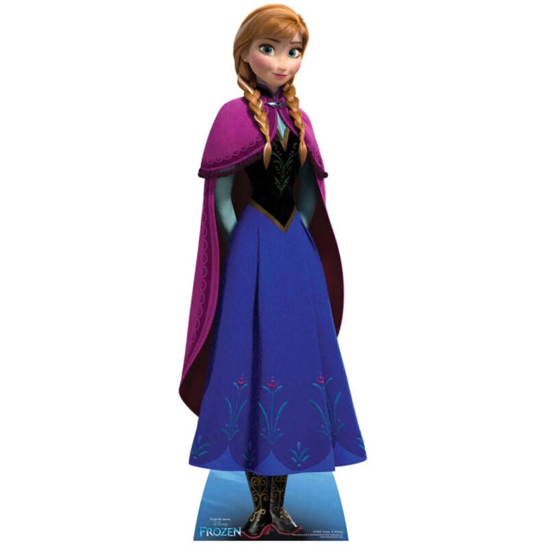 Star Cutouts - Figurine en carton Disney La Reine des Neiges Anna (Mini Format) Hauteur 96 cm