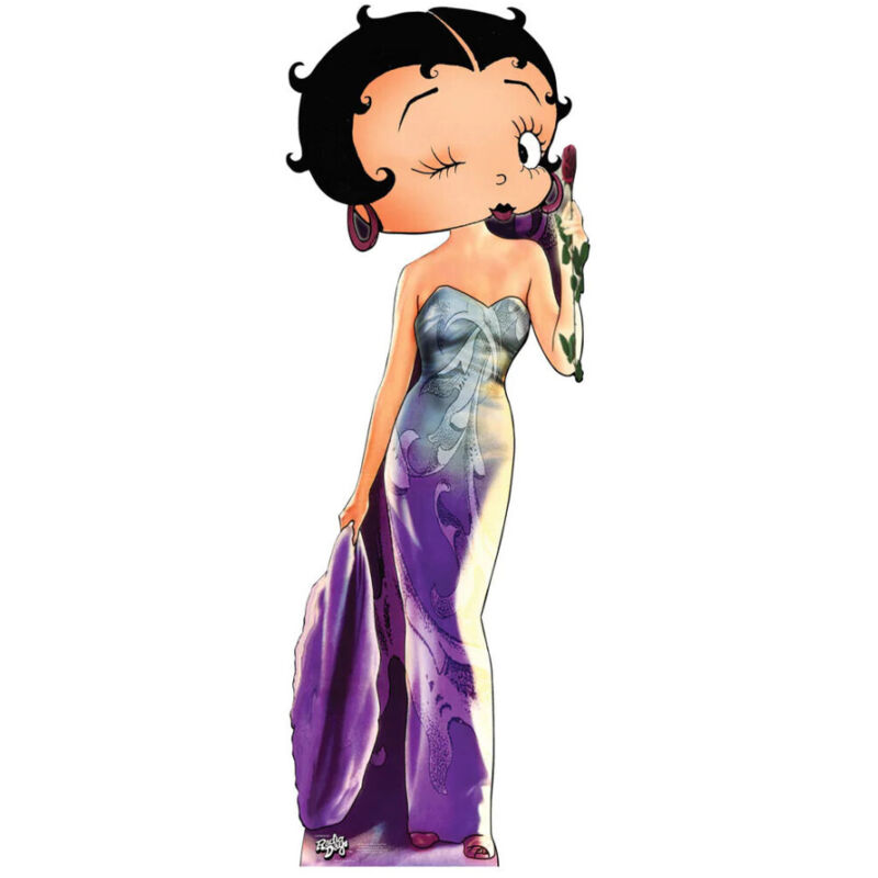 Star Cutouts - Figurine en carton Betty Boop Glinda robe longue violette Hauteur 161 cm