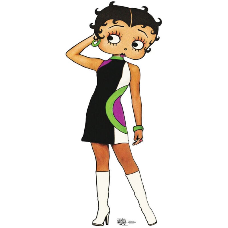 Star Cutouts - Figurine en carton Betty Boop Robe Retro Hauteur 162 cm