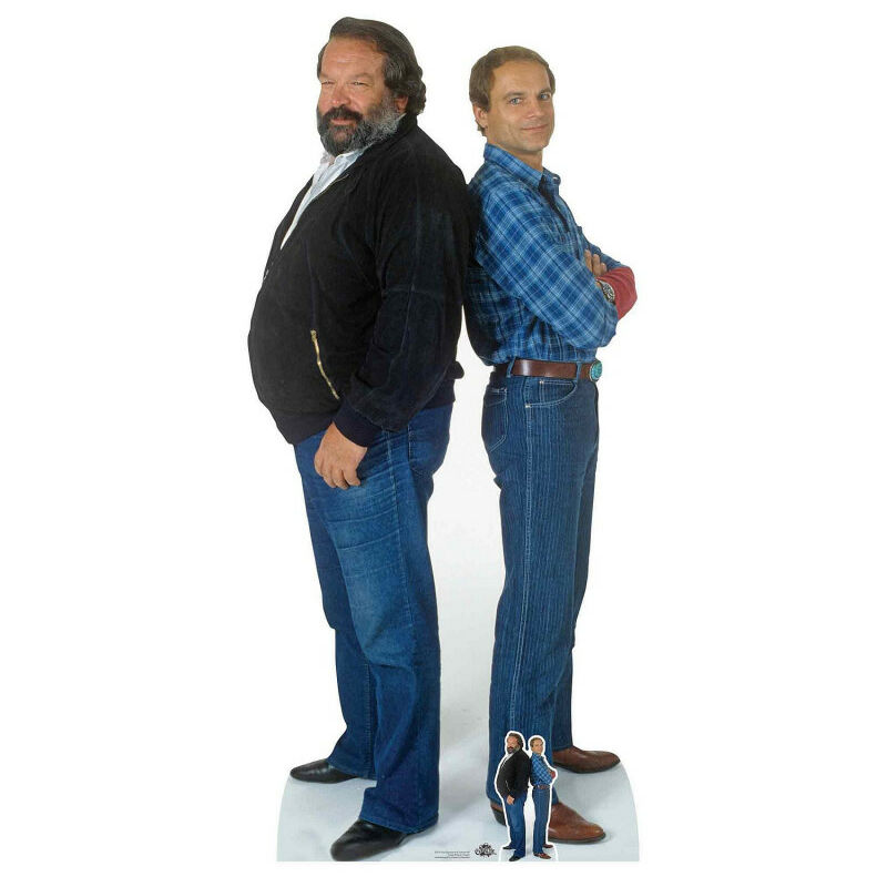 Star Cutouts - Figurine en carton Bud Spencer et Terence Hill, acteurs - Haut 196 cm