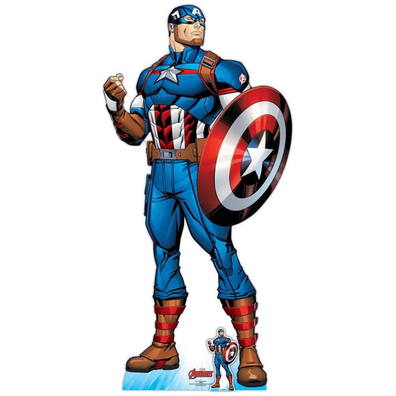 Star Cutouts - Figurine en carton Avengers Captain America Comics h 191 cm
