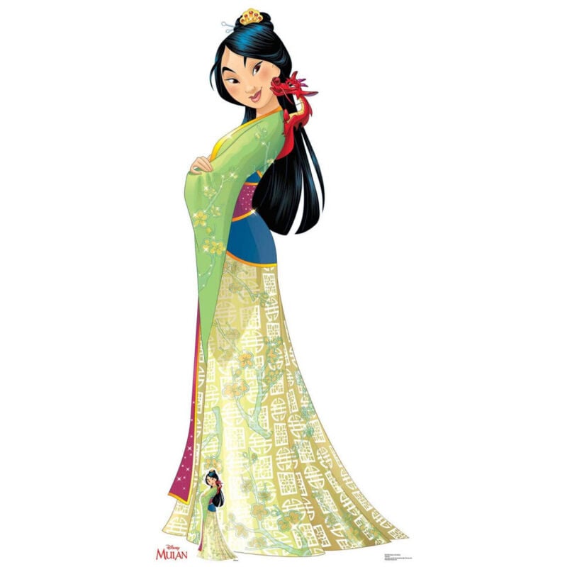 Star Cutouts - Figurine en carton Disney Mulan et Mushu Hauteur 177 cm