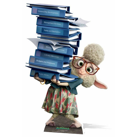 Figurine en carton Disney Zootopie Bellwether 87 cm
