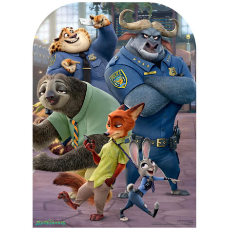 Figurine en carton Disney Zootopie enfant figurante 130 cm