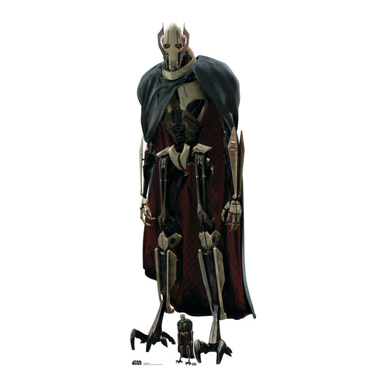 Star Cutouts - Figurine en carton – Général Grievous - Star Wars - Haut 196 cm