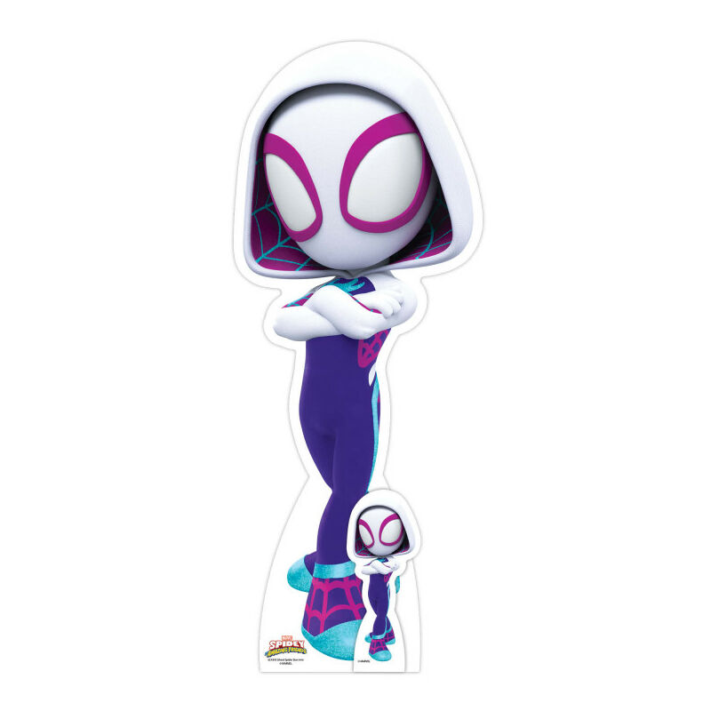 Star Cutouts - Figurine en carton Ghost Spider – Spidey et ses amis extraordinaires - Haut 95 cm