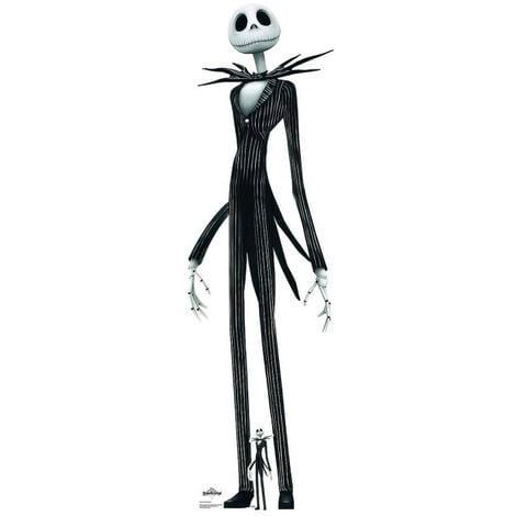 STAR CUTOUTS Figurine en carton Jack Skellington L'Etrange Noël de Monsieur Jack Hauteur 184 cm