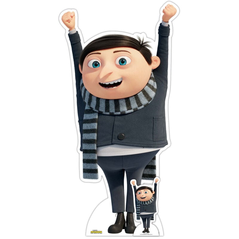 Star Cutouts - Figurine en carton Jeune Gru - Les Minions 2 : Il était une fois Gru - Haut 136 cm