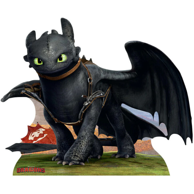 Star Cutouts - Figurine en carton Krokmou Dragon Hauteur 122 cm