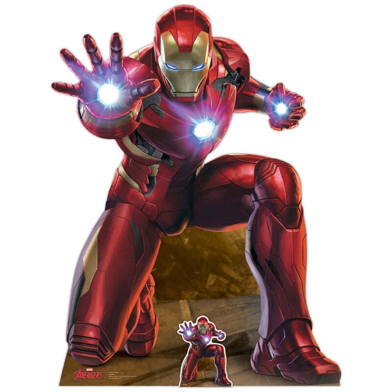Figurine en carton Marvel - Iron Man Hauteur 133 CM