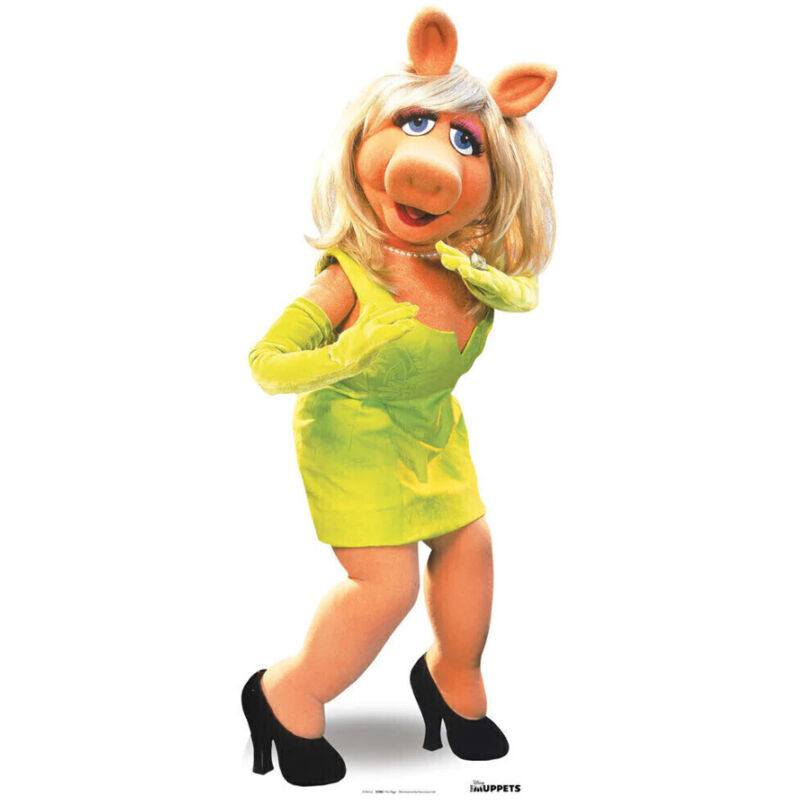Figurine en carton Miss Piggy - Piggy la cochonne Muppet Show Hauteur 163 cm