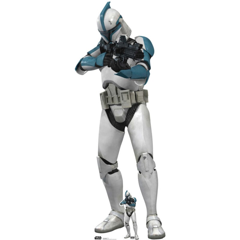 Figurine en carton – Stormtrooper - Armure clone Phase 1 - Star Wars - Haut 190 cm