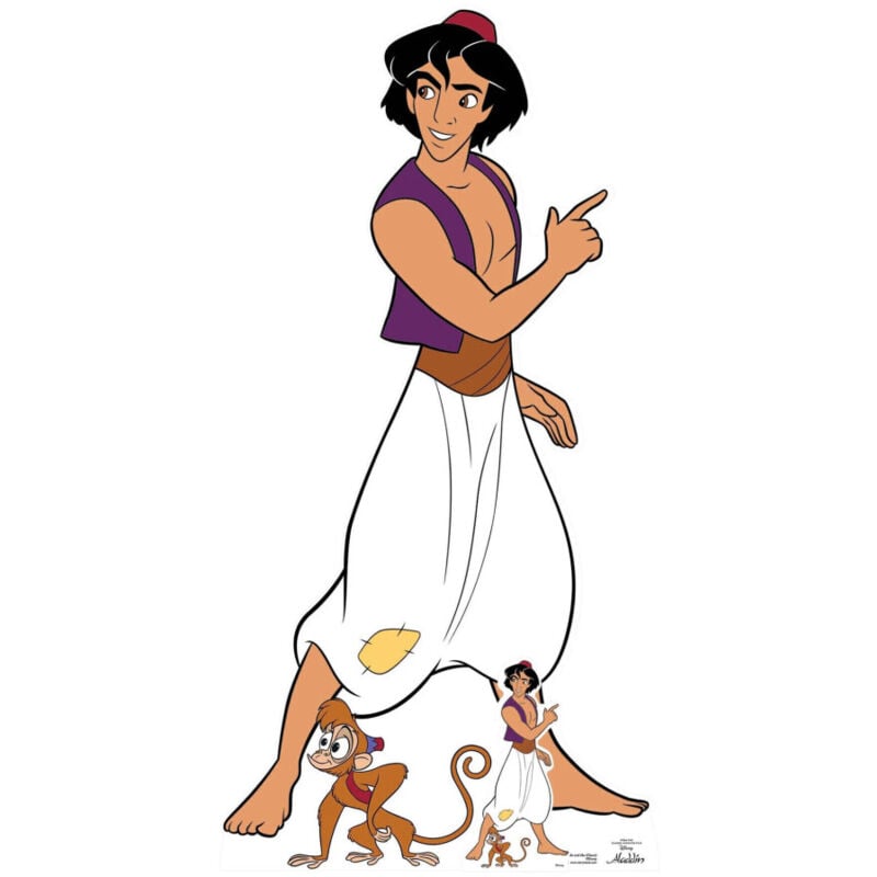 Star Cutouts - Figurine en carton Aladdin Disney h 185 cm