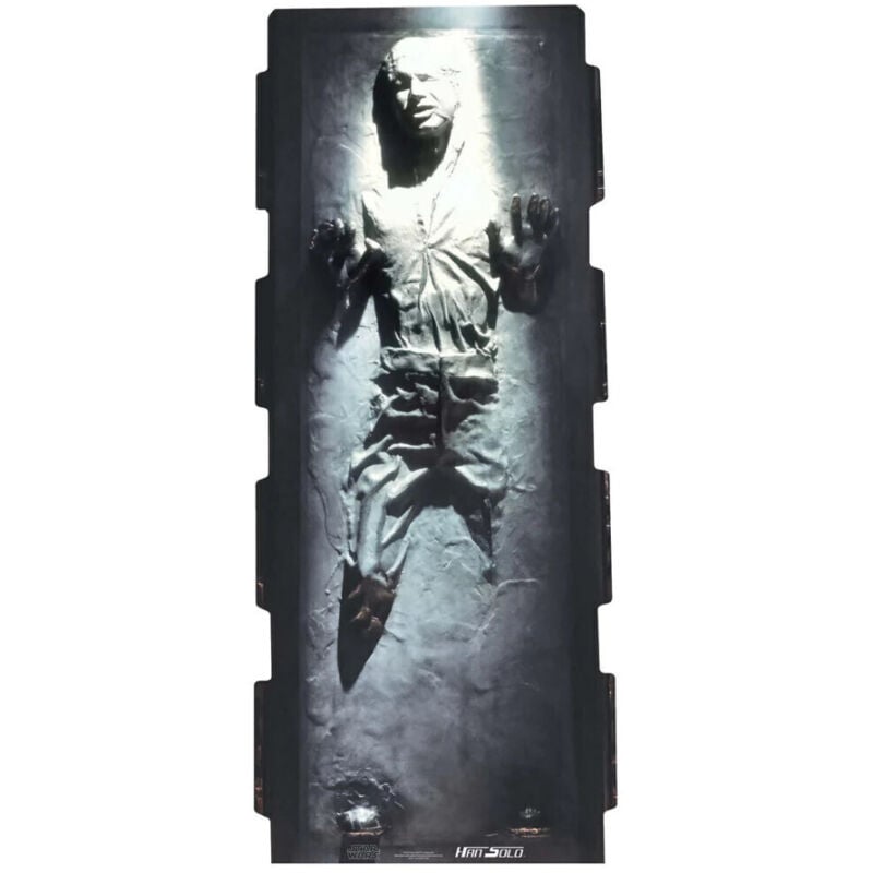 Star Cutouts - Figurine en carton Han Solo Carbonite Star Wars Hauteur 183 cm