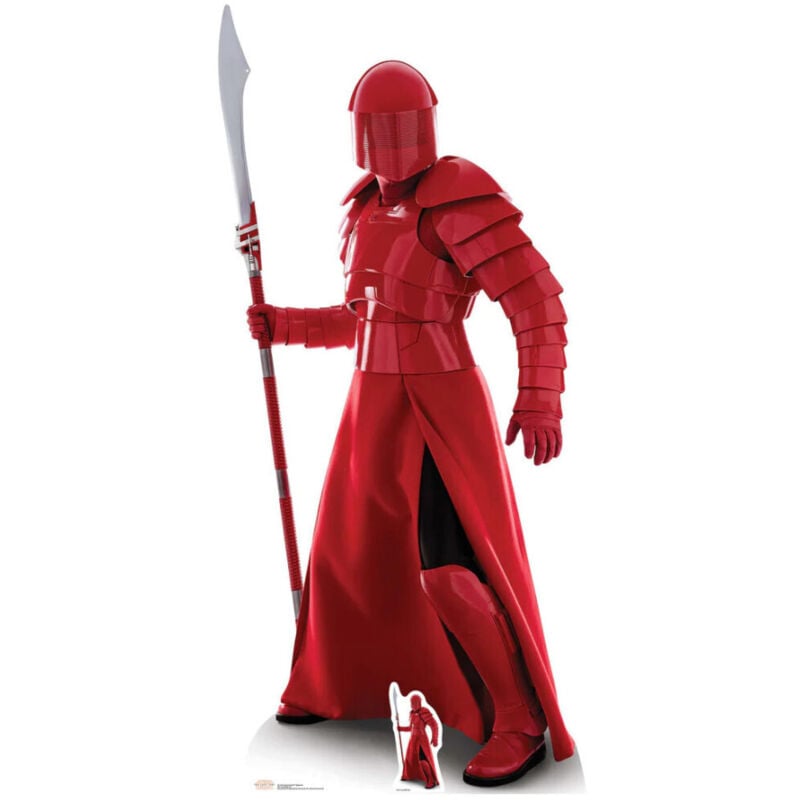 Star Cutouts - SC1236 Figurine en carton Naginata La Garde Prétorienne d'Elite EP8 Star Wars