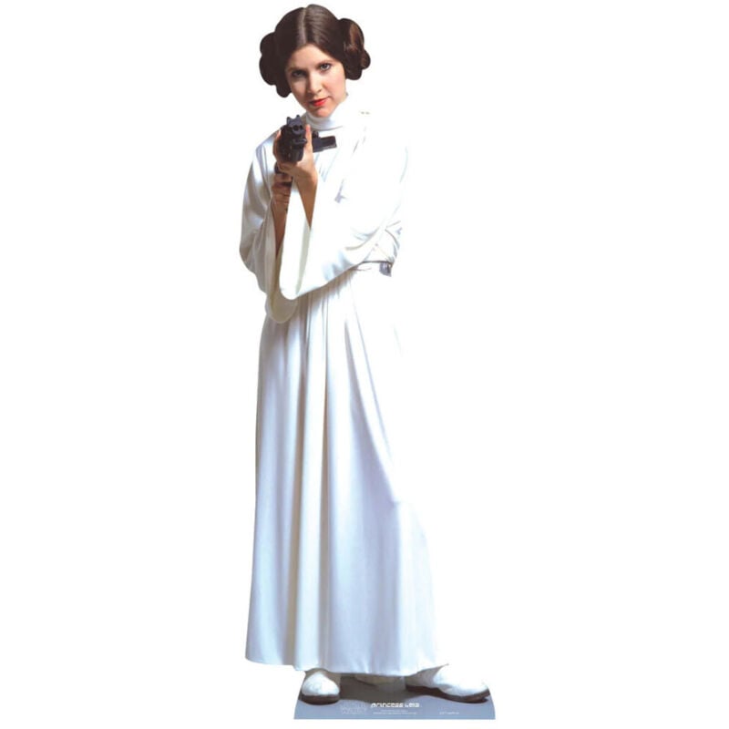 Figurine en carton La Princesse Leia Organa Episode IV Star Wars Hauteur 160 CM
