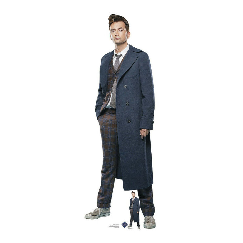 Star Cutouts - Figurine en carton David Tennant - Doctor Who - Acteur Britannique - Haut 187 cm