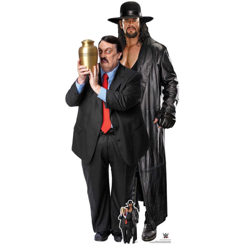 Star Cutouts - Figurine en carton The Undertaker et Paul Bearer - Catch wwe - Haut 194 cm