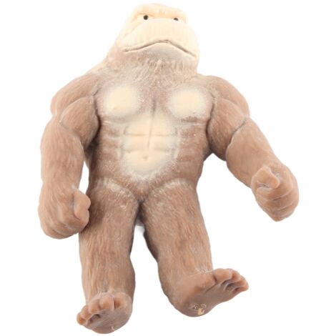 Figurine Gorilla Souple en Caoutchouc pour Détorsion et Flexion, Jouet Anti-Stress et Décompression