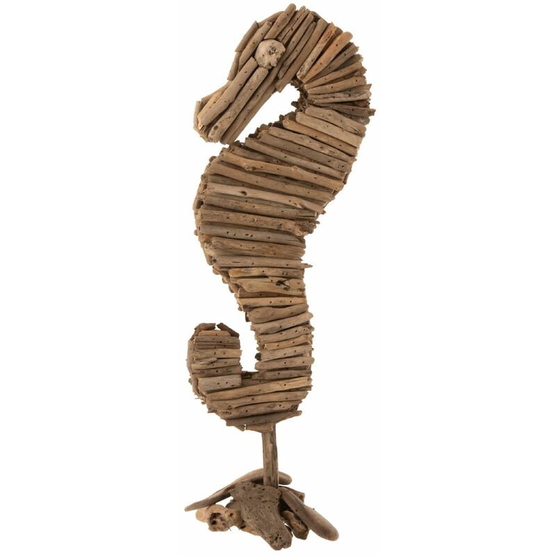 Figurine Hippocampe en bois flotté